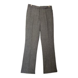 LAUREN Ralph Lauren Gray Tweed Wool Dress Pants - Classic Tailored Fit - Women 8